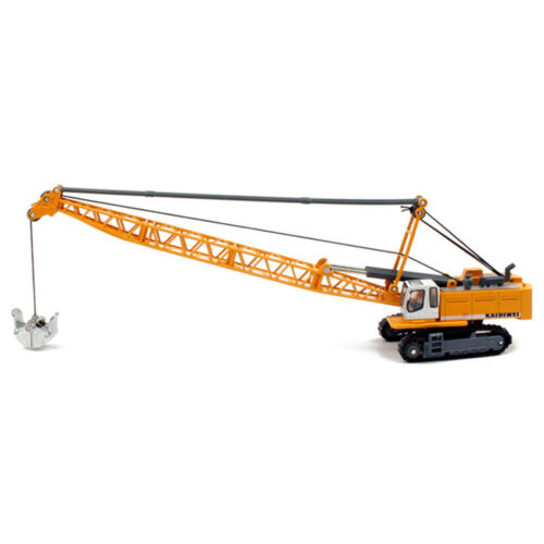 Modellino escavatore gru giocattolo 1:87 veicolo da costruzione metallo pressofuso escavatore - Foto 8 di 16