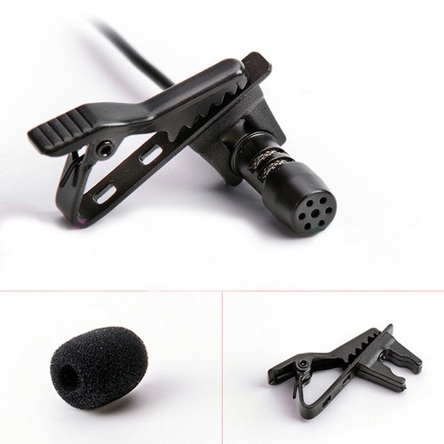 3 pcs Black 3.5 mm Jack Stereo Lavalier Microphone For Sennheiser Wireless MIC - Picture 4 of 7