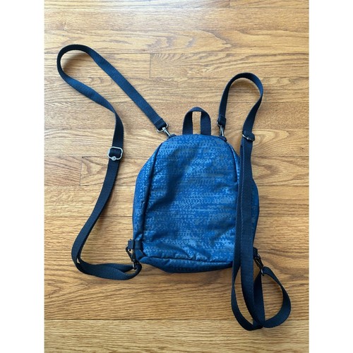 Kipling Delia Compact Convertible Mini Purse Backpack Blue - Picture 3 of 8