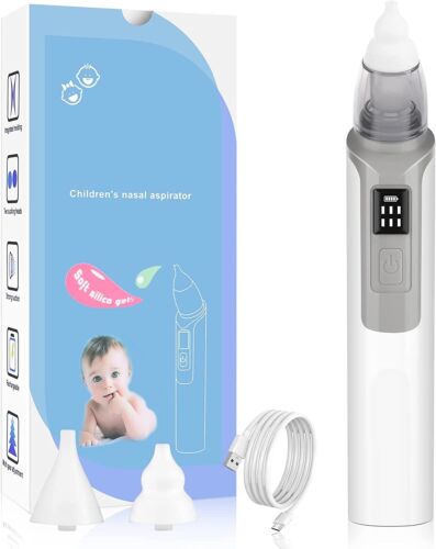 Electric Baby Nasal Aspirator, Baby Nose Sucker, 6 Levels