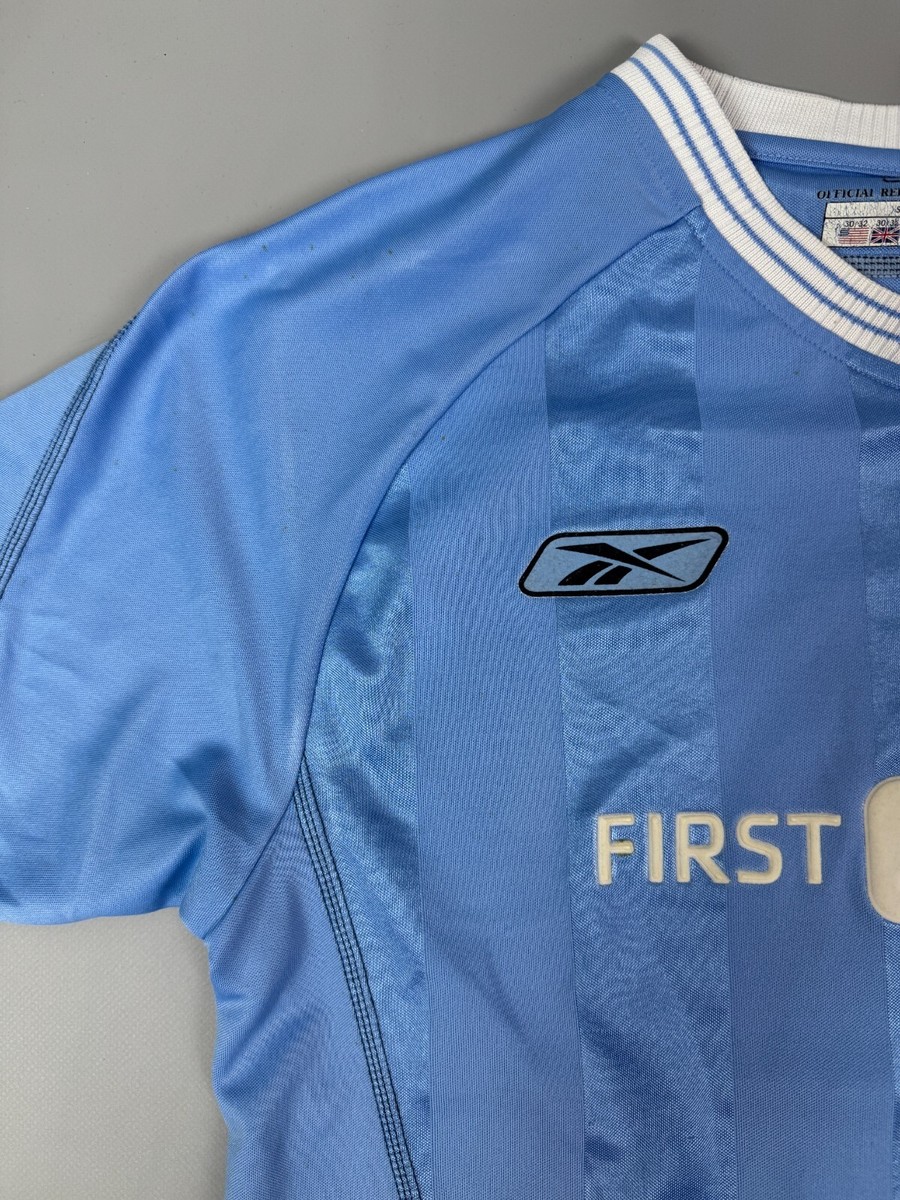 MANCHESTER CITY 2003 2004 DISTIN HOME SHIRT FOOTBALL SOCCER