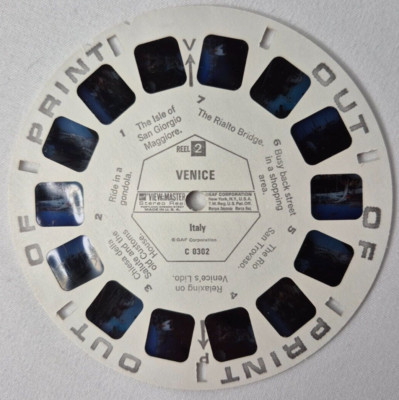 1960s View-Master Venice Italy Reel C0302