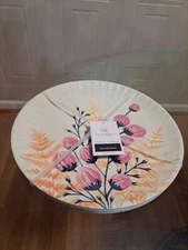 8pc The FARMHOUSE MELAMINE Spring Flower Garden Plate Set New 10.5”