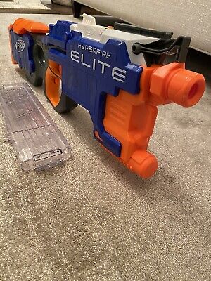 NERF N-strike Elite Hyperfire Blaster With 25 Dart Drum Fires up