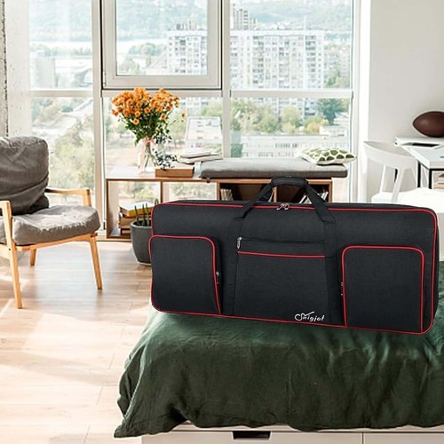 61 Key Keyboard Case Soft, Full Padded Piano Case with Handles and Adjustable... - Picture 9 of 9