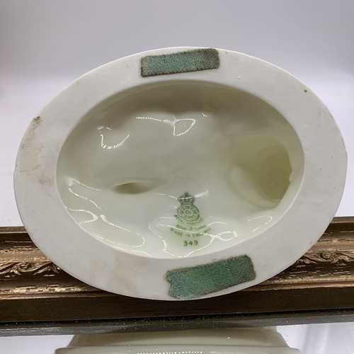 Vtg Royal Worcester England Merman Porcelain Host Salt Cellar Soap Trinket Dish - Picture 9 of 9