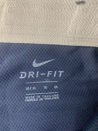 Nike Dri Fit Mens Flat Front Golf Pants Size 38x34 Gray - Picture 4 of 10