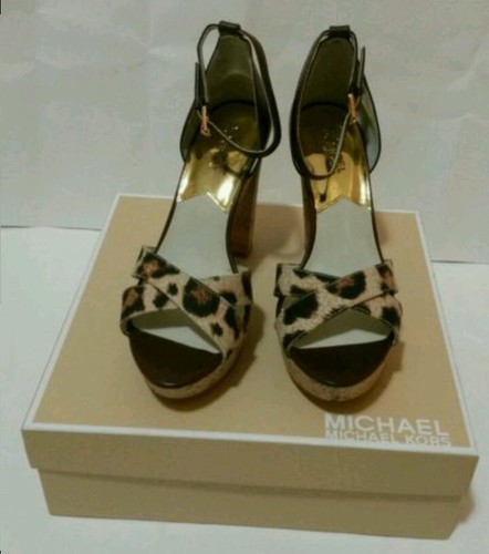 Neu! MICHAEL Michael Kors Schuhe, Camilla Plateau Sandalen-Gepard - Bild 3 von 5