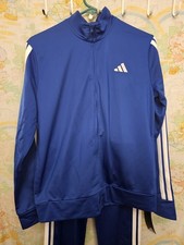 Boys Adidas long sleeve jacket and track pants size XL 18/20