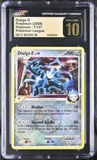Dialga G #7 Pokemon League Cross Holo - 2009 English Platinum  - CGC Pristine 10