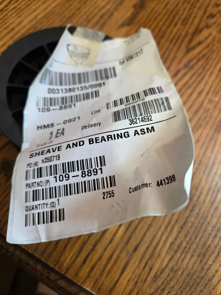 EXMARK 109-8891 IDLER DECK PULLEY 109-3658 QST22BE482 QST23KC482 - Image 2 of 2