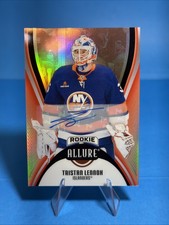 2025-26 Upper Deck Allure Tristan Lennox #118 RC Red Rainbow Auto