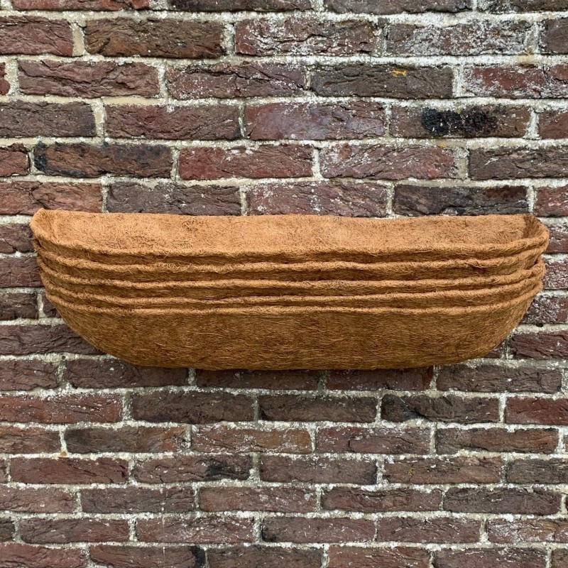 Preformed Coco Liner Extra Deep for Wall Basket Trough Planter 75cm Pack of 5