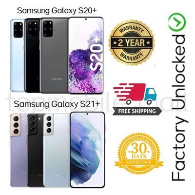 NEW SEALED Samsung Galaxy S20+Plus/S21+Plus 5G Fully Unlocked Smartphones SEALED
