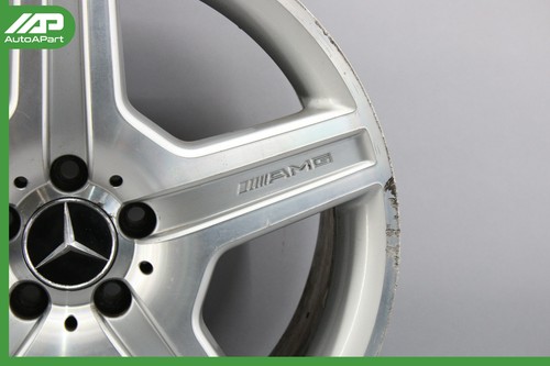 ✅ Mercedes W216 W221 CL550 S600 19 X 8.5" R19 Wheel Rim Silver 2214012602 OEM - Picture 5 of 14