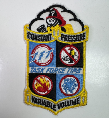 #ad Constant Pressure Task Force Tips Variable Volume Fire Rescue Patch DD6 $7.36