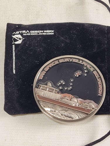 Astra Design 15th Space Surveillance Squadron Flying Dragon Challenge Coin
