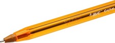 Image of BIC Cristal Original Fine Ballpoint Pen 0.8mm Black Ink – Single Pen - BARGAIN