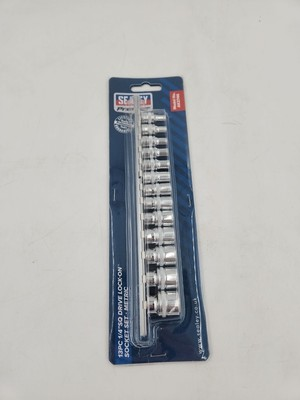 #ad Sealey AK2746 1 4quot; SQ Drive Lock On Socket Metric 13 Piece Set Chrome Steel $39.99