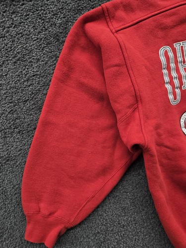 Sudadera De Colección Ohio State Buckeyes Cuello Redondo Mediana Universitaria Brutus De Gran Tamaño - Imagen 4 de 12