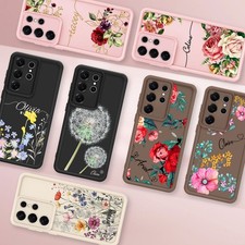 Cover For Samsung Galaxy S26 Ultra/S25/A35/A17 Shockproof TPU Floral Custom Case