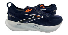 Brooks Men's Glycerin 22 Lace Up Athletic Running Shoes Navy/Orng Size:10 145R