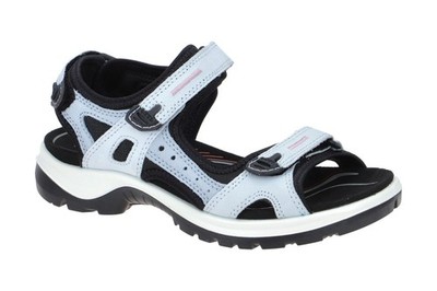 Ecco Schuhe OFFROAD blau Damen Sandale Outdoor Trekking Sandaletten 06956360563