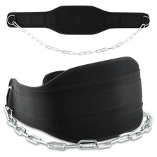 Dip Belt With Chain,Weightlifting Belt or Pull-Ups, Powerlifting, Squats, and...