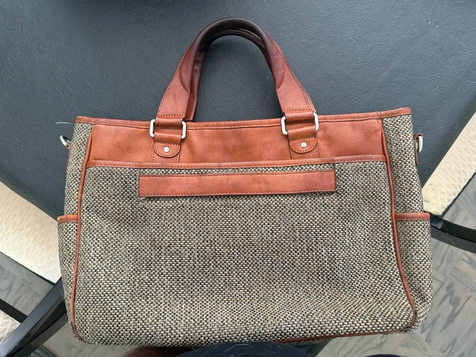 Bolso de Cosméticos Mensajero de Hombro Tren de Viaje Hartmann Tweed Foto 2 de 4