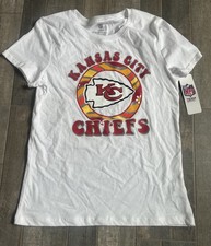 Kansas City Chiefs Youth T-Shirt White NFL Team Apparel Size 14/16 XL NWT