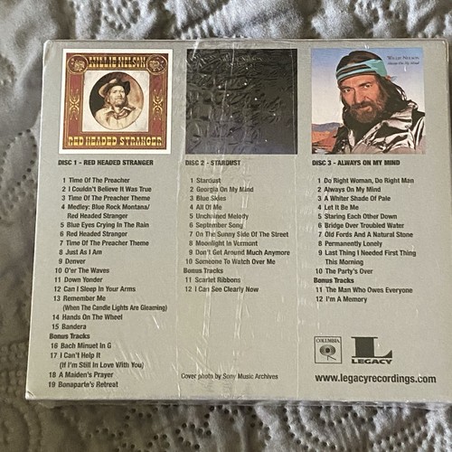 Willie Nelson The Collection, New/Sealed, 3 CDs, 2012 - Picture 2 of 4