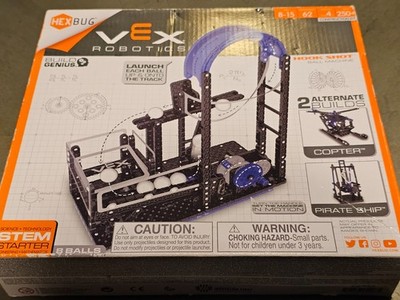 HexBug VEX Robotics Hook Shot Ball Machine Construction Kit 250+ Pieces NOB Open