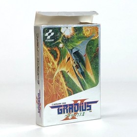 Gradius II 2 W/Box Manual Famicom FC NES Retro Rare Good Used Game NTSC-J Japan