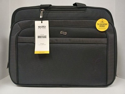 Solo New York Empire Briefcase Black, Fits 17.3'' Laptops