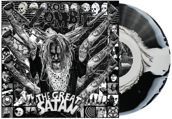 Vinile - Rob Zombie - The Great Satan (Indie Exclusive) (Black/White Swirl Vinyl-image