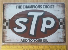 8"X12" Metal Sign Wall Art Man Cave Garage Bar Gas Station Oil STP