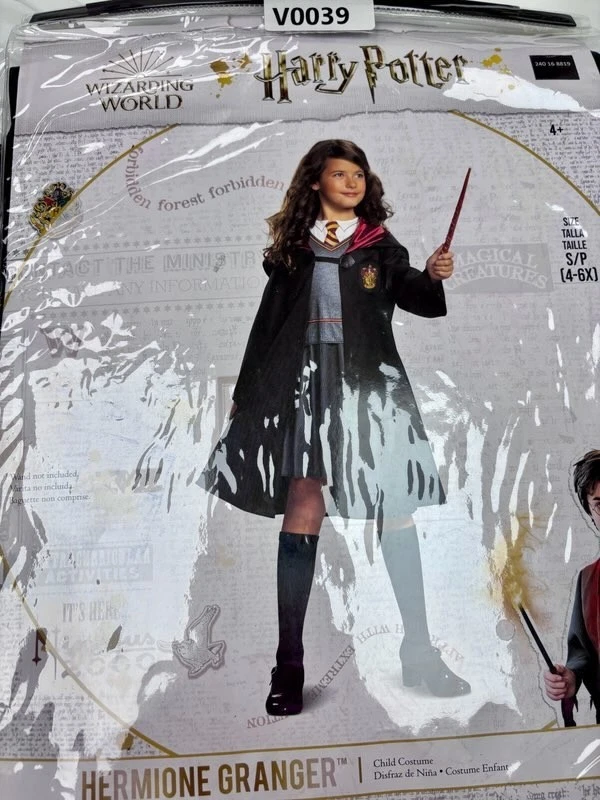 Costume Harry Potter Hermione Granger Deluxe Per Bambina - Taglia 10-12 Anni - Disguise - Foto 5