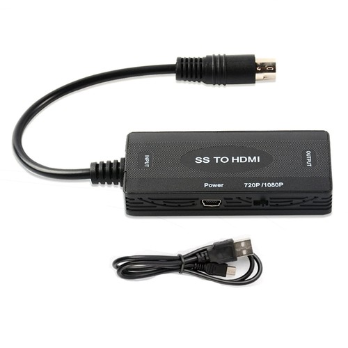 Portable HDMI Adapter SS To HD 1080P For Sega Saturn Console TV Game Accessories - Picture 1 of 10