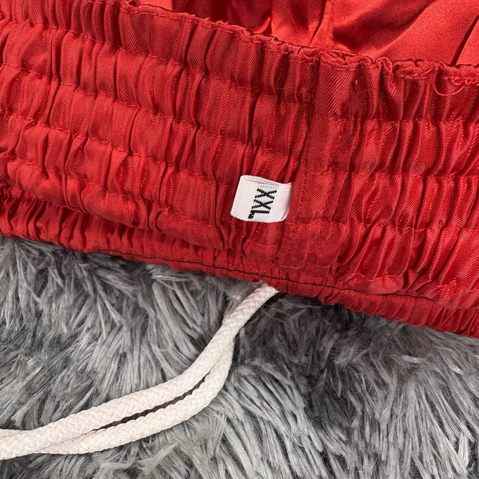 Shorts de ginástica masculino UFC 2XL vermelho MMA treinamento luta chute boxe muay thai - Imagem 3 de 4