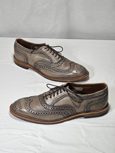 Allen Edmonds Neumok 2.0 Herren 8.5 D Oxford Budapester Halbschuhe Braun Elegant Schuhe