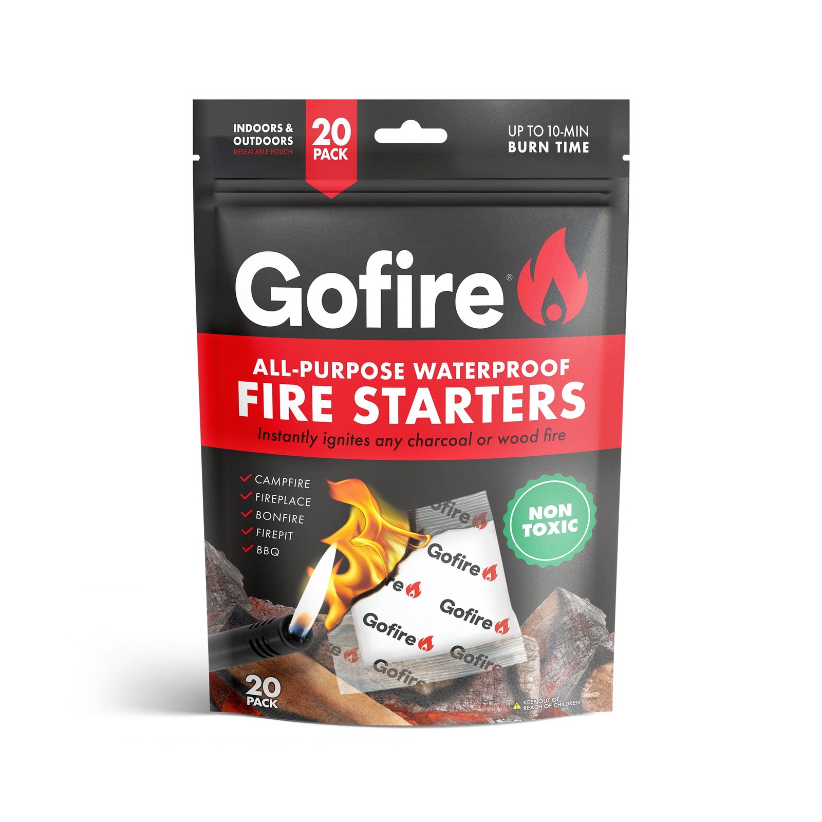 GoFire 20 Pack Ultimate All Purpose Fire Starters,NEW PRODUCT EXPLOSION