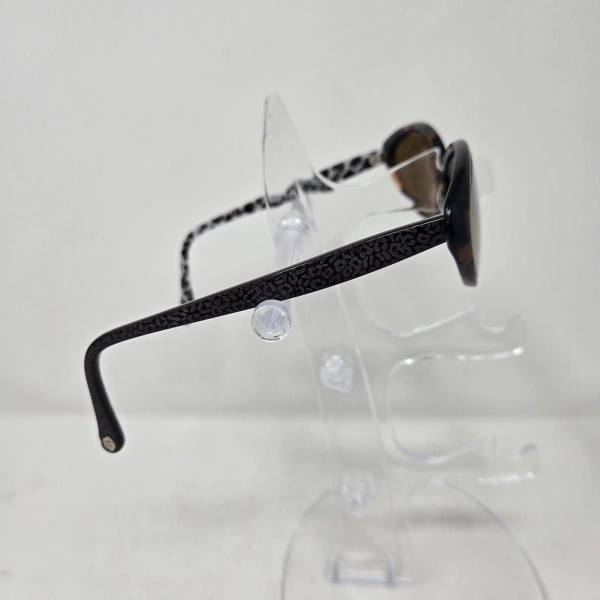LULU GUINNESS L524 TOR Brown Black Womens Cat Eye Sunglasses 57-14-140 FRAMES  View 3