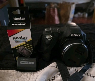 Sony Cyber-shot DSC-HX100V 16.2MP Digital Camera Black 30X Optical Zoom TESTED