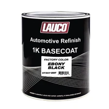 LAUCO Black 1K Basecoat Automotive Paint  – 1 Quart – Spray Gun Ready  [87287]