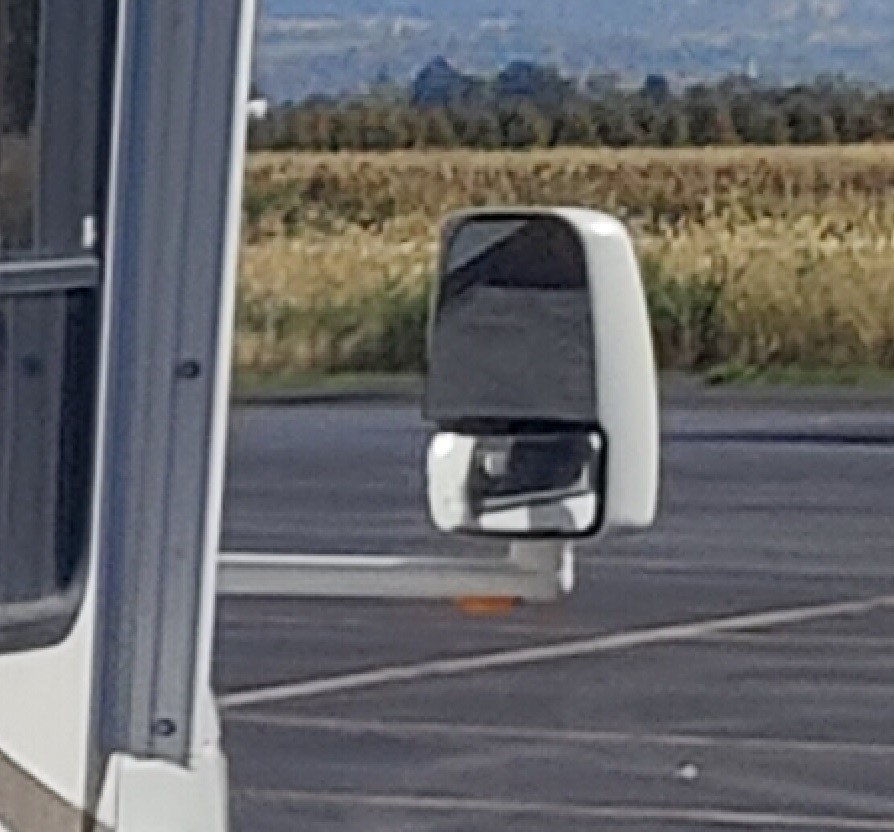 Velvac 2020 RV Deluxe Mirror Housing White Passenger Side