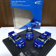 Impreza WRC 2003 3 car set 1/43 Subaru World Rally Team Minicar