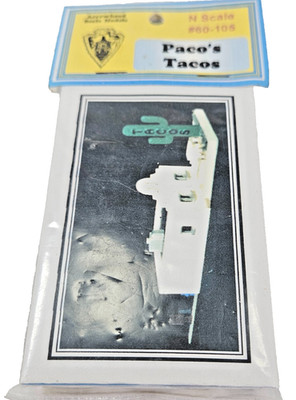 Pfeilspitze Paco's Tacos 60-105 Spur N Dimension 2'' x 4,5'' Modelle versiegelt im Beutel