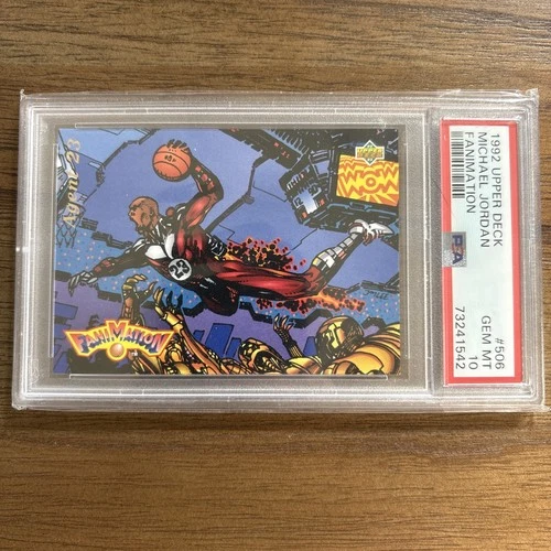 1992 Upper Deck #506 Michael Jordan Fanimation Agent 23 PSA 10