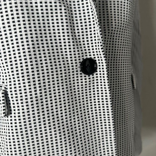 Reiss Monochrome Minimalist Blazer Women Size L One Button Suit Jacket Office - Picture 14 of 15