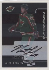 2001-02 ITG Be A Player Signature Series Auto Nick Schultz #214 Auto 7ci